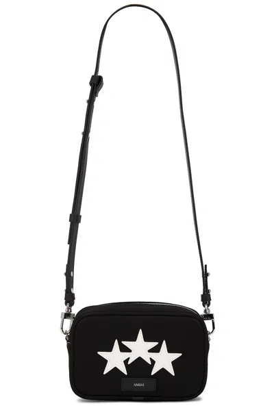 Amiri Black Three Star Camera Case Bag