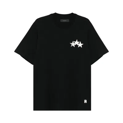 Pre-owned Amiri Three Star T-shirt 'black' | Men's Size Xl