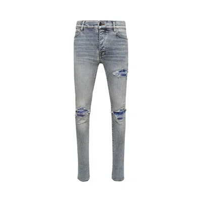 Pre-owned Amiri Tie Dye Mx1 'stone Indigo' | Blue | Men's Size 34