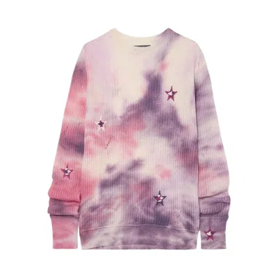 Pre-owned Amiri Tie Dye Stars Sweater 'multicolor' | Multi-color | Men's Size L