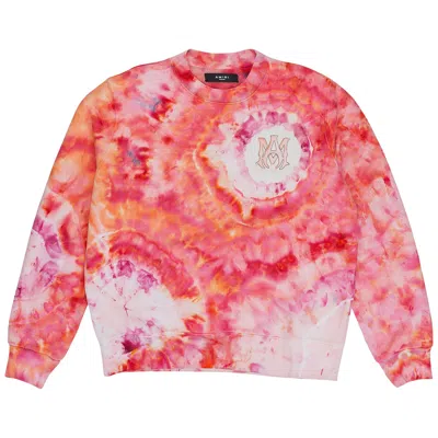 Pre-owned Amiri Tie-dye Sweatshirt 'peach' | Orange | Men's Size M