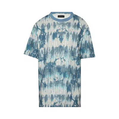 Pre-owned Amiri Tie Dye Tee 'blue'