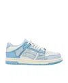 Amiri Blue & Off-white Skel-top Sneakers In Blue