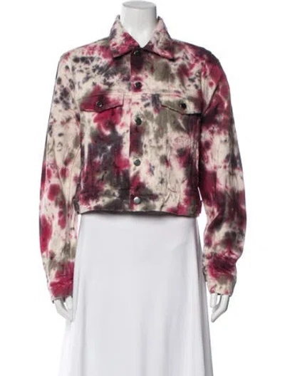 Pre-owned Amiri Tie-dye Print Jacket W/ Tags In Multi