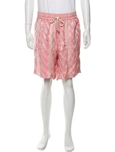 Pre-owned Amiri Tie-dye Print Jogger Shorts In Pink