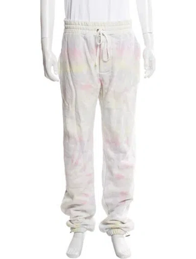 Pre-owned Amiri Tie-dye Print Tassel Accents Pajama Bottoms In Pink