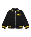 Amiri Tiger-embroidered Zip-up Jacket In Black