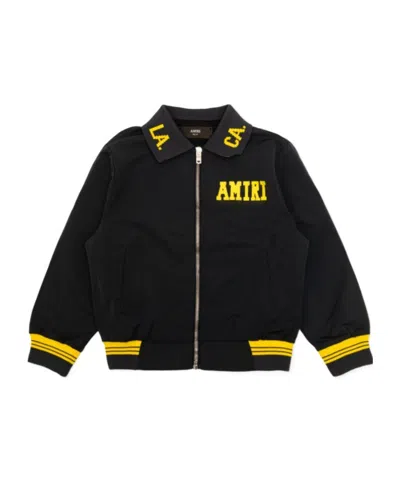 AMIRI TIGER-EMBROIDERED ZIP-UP JACKET