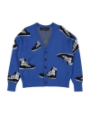 Amiri Toddler Boy Cardigan Blue Size 6 Wool In Blue