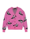 Amiri Toddler Boy Cardigan Fuchsia Size 6 Wool In Pink
