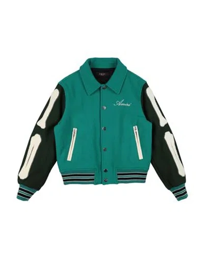 Amiri Babies'  Toddler Boy Jacket Emerald Green Size 6 Wool, Nylon