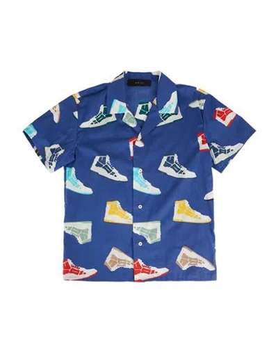 Amiri Babies'  Toddler Boy Shirt Blue Size 6 Cotton