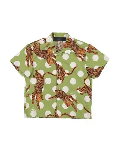Amiri Babies'  Toddler Boy Shirt Lime Green Size 6 Cotton