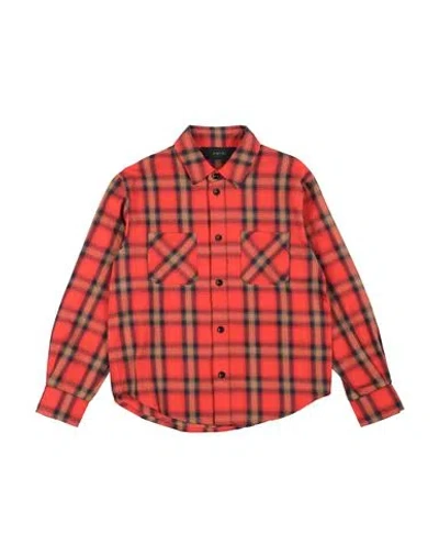 Amiri Babies'  Toddler Boy Shirt Tomato Red Size 6 Cotton