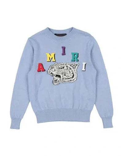 Amiri Babies'  Toddler Boy Sweater Light Blue Size 6 Cotton, Wool, Nylon