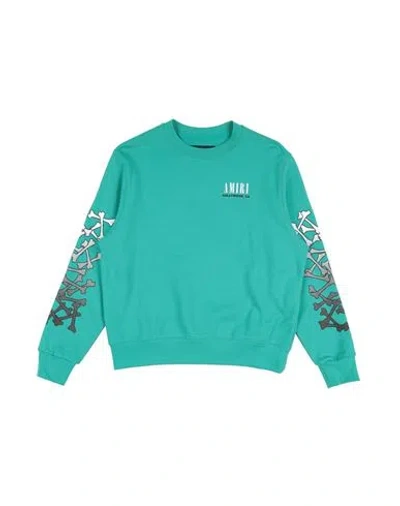 Amiri Babies'  Toddler Boy Sweatshirt Emerald Green Size 6 Cotton
