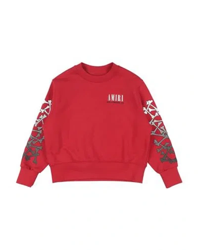 Amiri Babies'  Toddler Boy Sweatshirt Red Size 6 Cotton