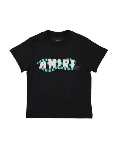 Amiri Babies'  Toddler Boy T-shirt Black Size 6 Cotton