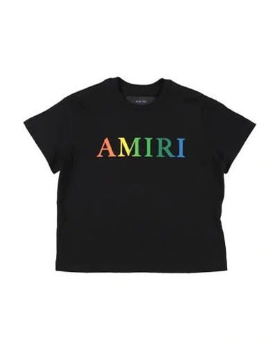 Amiri Babies'  Toddler Boy T-shirt Black Size 6 Cotton
