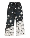 AMIRI AMIRI TODDLER GIRL PANTS CHARCOAL SIZE 6 COTTON