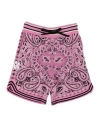 Amiri Toddler Girl Shorts & Bermuda Shorts Fuchsia Size 6 Cotton In Pink