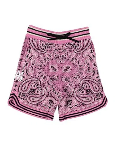 Amiri Babies'  Toddler Girl Shorts & Bermuda Shorts Fuchsia Size 6 Cotton In Pink