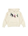 Amiri Toddler Girl Sweatshirt Beige Size 4 Cotton, Elastane In Neutral