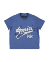 Amiri Toddler Girl T-shirt Blue Size 6 Cotton In Blue