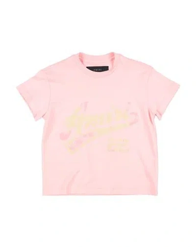 Amiri Toddler Girl T-shirt Pink Size 6 Cotton In Pink