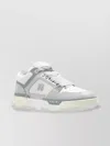 Amiri Toe Perforated Rubber Sole Sneakers In Gray
