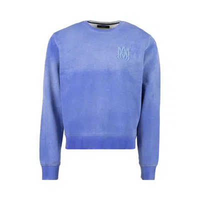 Pre-owned Amiri Tonal Crew 'blue' | Men's Size M