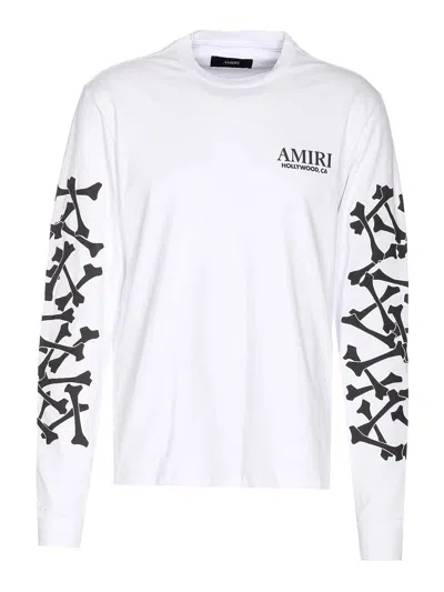 AMIRI BONES STACKED LONG SLEEVES TOP