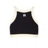 Amiri Cropped Tank Top Embroidered Logo