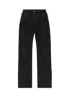 Amiri Distressed Finish Straight-legged Jogging Trousers In Black