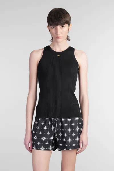 AMIRI TOPWEAR IN BLACK VISCOSE