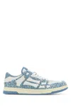 Amiri Tow Tone Boucle Skel Sneakers
