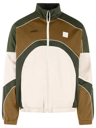 AMIRI AMIRI 'TRACK' POLYESTER AND MULTICOLOR COTTON JACKET MEN
