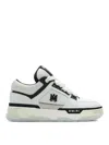 Amiri White Low Top Sneakers With Logo Patch On Side And Tongue In Blanco