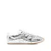 Amiri Lace-up Sneakers In Silver
