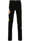 Amiri Black Denim Jeans In Black