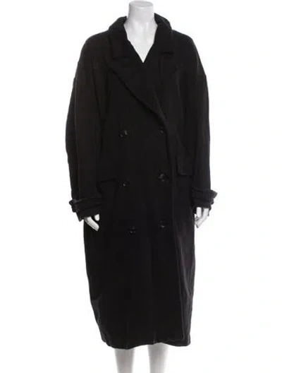 Pre-owned Amiri Trench Coat In Black