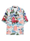 Amiri Tropical-print Short-sleeve Shirt In Multi