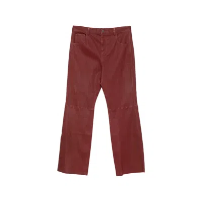 Amiri Casual Trousers With Belt Loops In Brown