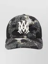 Amiri Trucker Hat With Curved Brim And Mesh In Black