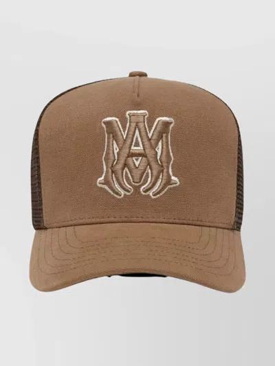 Amiri Trucker Hat With Curved Brim And Mesh