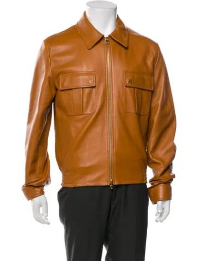 Pre-owned Amiri Trucker Jacket In Brown