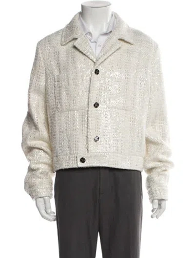 Pre-owned Amiri Trucker Jacket In Neutral