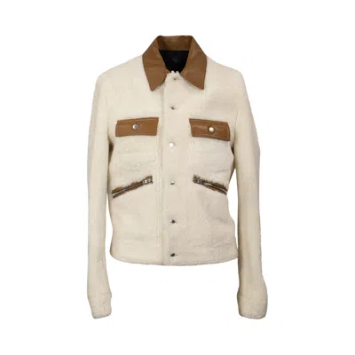 Pre-owned Amiri Trucker Jacket 'white' | Men's Size 52