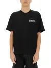 Amiri Mens Black Bones Stacked Short-sleeve Cotton-jersey T-shirt In Black