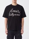 Amiri Oversized Fit Hollywood Script Tee In Black